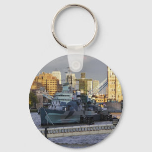 HMS Belfast. Nyckelring