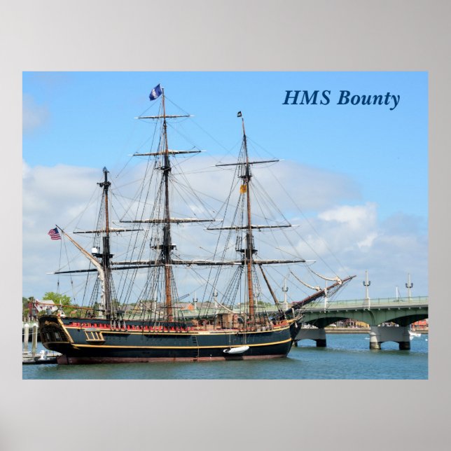 HMS Bounty Poster (Framsidan)