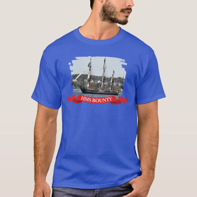 HMS Bounty Tall Frakt Photo T-shirt (Framsida)