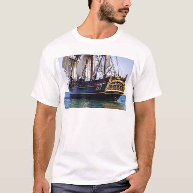 HMS Bounty Tall Frakt T-shirt (Framsida)