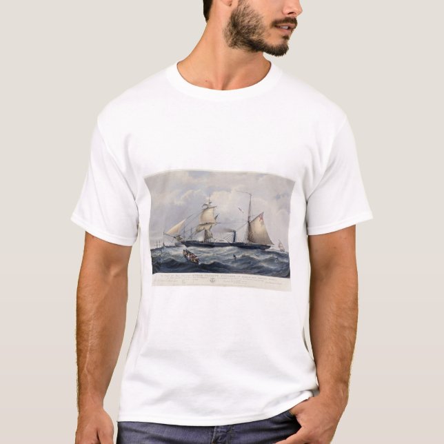 HMS-cykler Frigat 1839 T Shirt (Framsida)