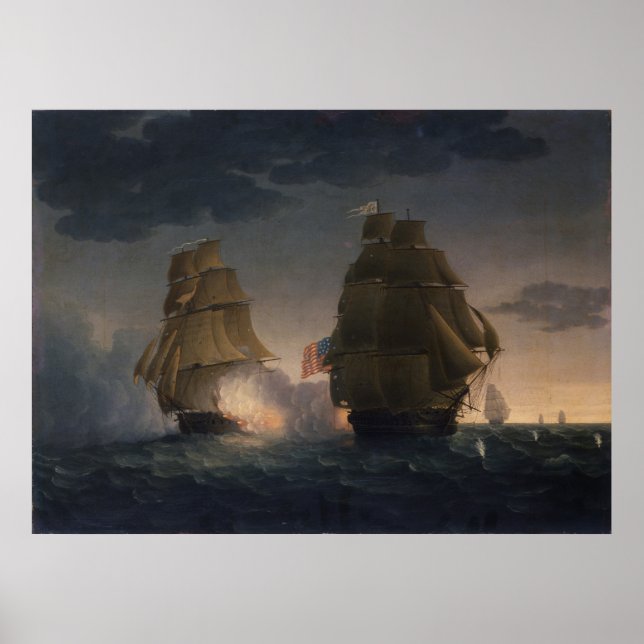 HMS Endymion vs USS-ordförande Poster (Framsidan)