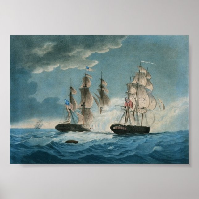 HMS Endymion vs USS-ordförande Poster (Framsidan)