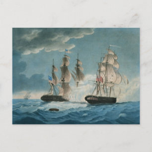 HMS Endymion vs USS-ordförande Vykort