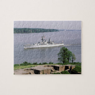 HMS Euryalus - Vintage Nautical Leander Frigate Pussel