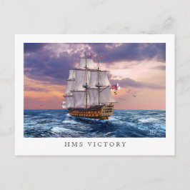 HMS-flaggskeppsmålning - vykort
