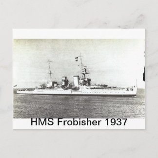 HMS Frobisher Vykort