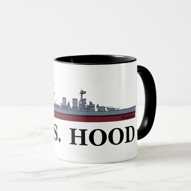 HMS Hood Mugg (Framsida höger)