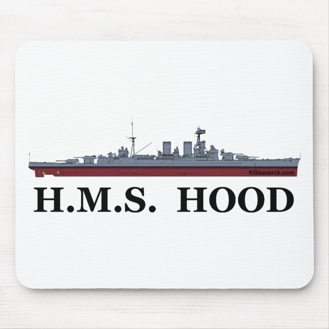 HMS Hood Musmatta (Framsidan)