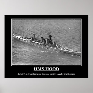 HMS-Huva 1924 Vintage affisch
