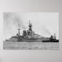 HMS-Huva - Vintage Nautical Battlecruiser