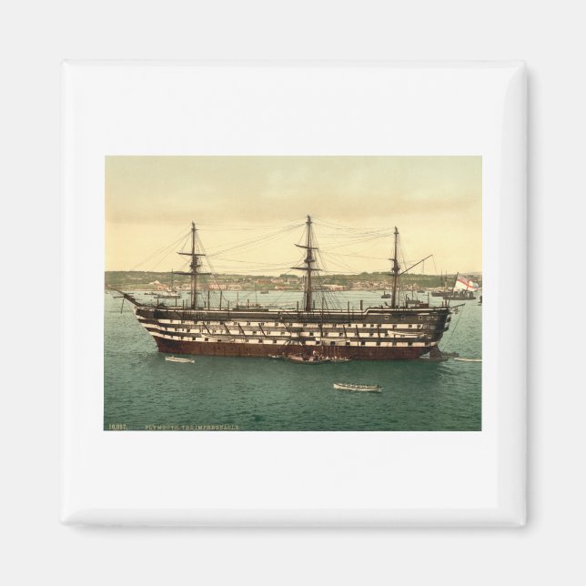 HMS Impregnable, Plymouth, Devon, England Magnet (Framsidan)