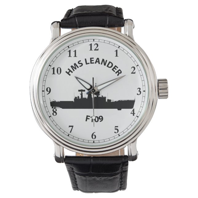 HMS Leander - F109 - Leander Orig Armbandsur (Framsida)