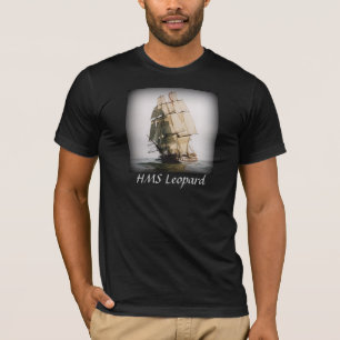 Hms-Leopard - vintagekrigsskepp T Shirt