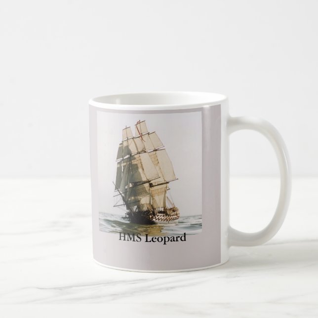 Hms-Leopardkrigsskepp Kaffemugg (Höger)