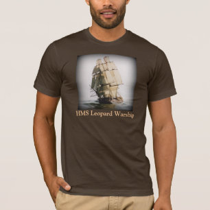Hms-Leopardkrigsskepp - T-tröja Tee