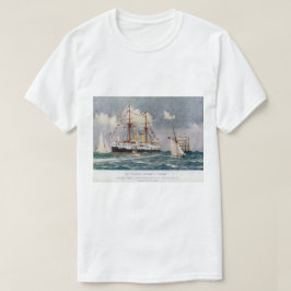 HMS oflexibel, ironklad, batterilivslapp 1876 T Shirt