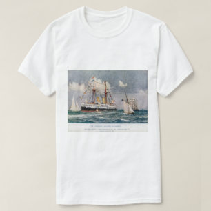 HMS oflexibel, ironklad, batterilivslapp 1876 T Shirt