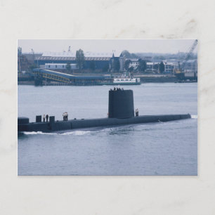 HMS Osiris" lämnande Portsmouth Naval Base, Hampsh Vykort