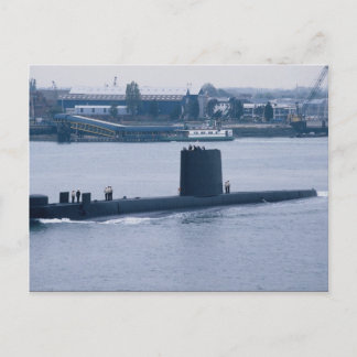HMS Osiris" lämnande Portsmouth Naval Base, Hampsh Vykort