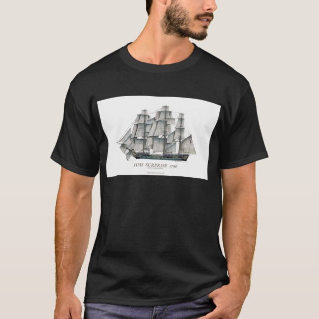 Hms-överrrakningkonst 1796 t-shirt (Framsida)