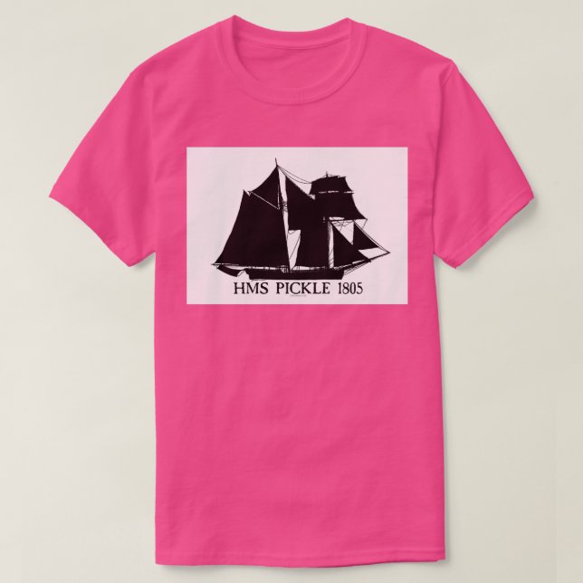 HMS Pickle bw T Shirt (Design framsida)
