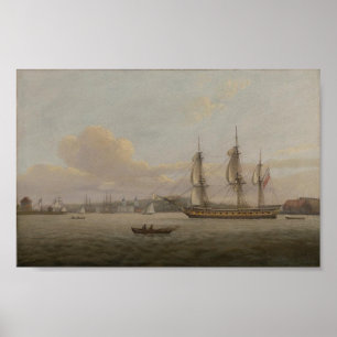 HMS Pomone Av Greenwich Poster