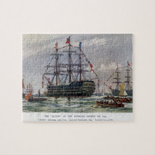 HMS Queen Battleship 1839 Pussel