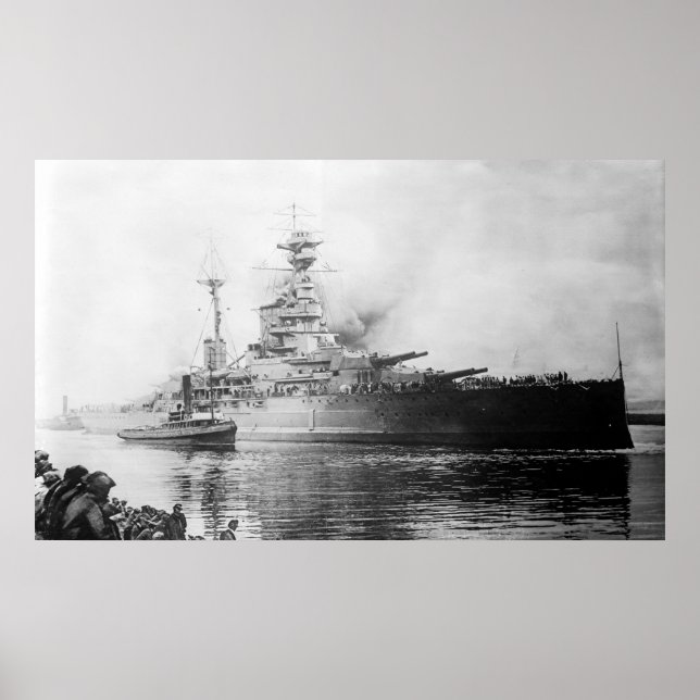 HMS Ramillies Poster (Framsidan)