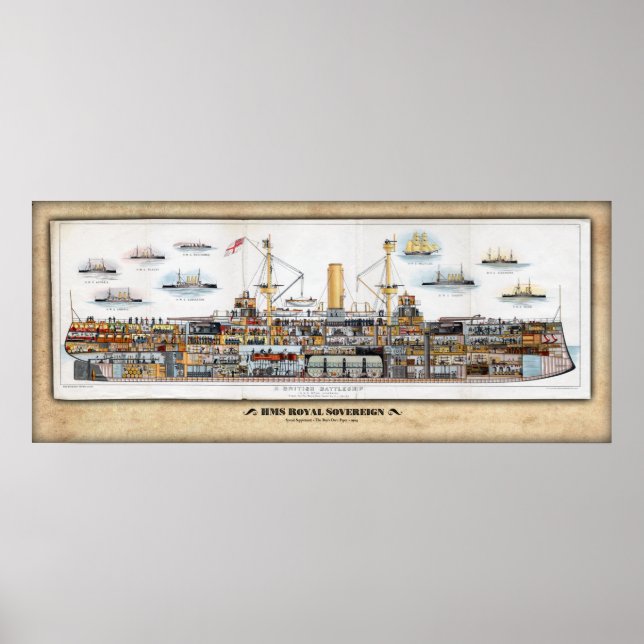 HMS-Royal Poster intern profil/rabatt (Framsidan)