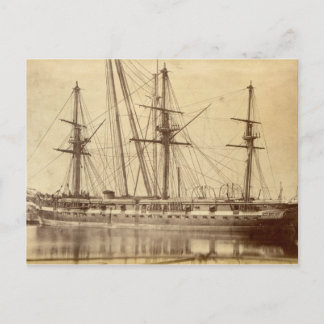 HMS Scylla - 1800-talets Royal marin krigsfartyg Vykort