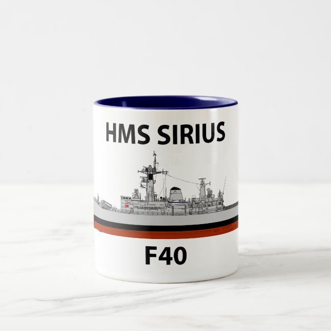 HMS Sirius, havs Två-Tonad Mugg (Center)