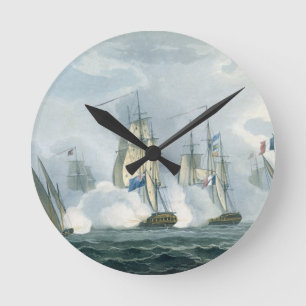 HMS Sirius, kapten Rowse som kopplar in en franska Rund Klocka