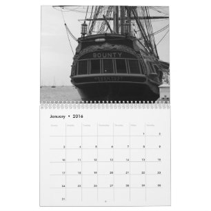 Hms-skottpengar på den Newburyport kalendern Kalender