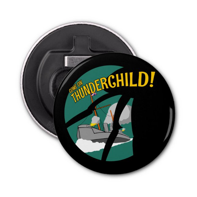 HMS Thunderchild och striden med martiansna Flasköppnare (Framsidan)