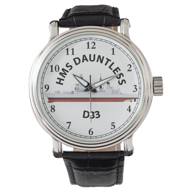 HMS utan streck - D33 - TYP 45 Armbandsur (Framsida)