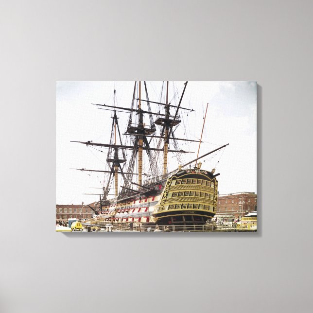 HMS Victory Canvastryck (Framsida)