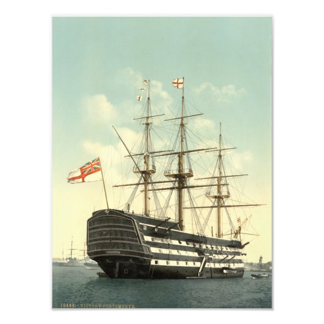HMS Victory Fototryck (Framsidan)
