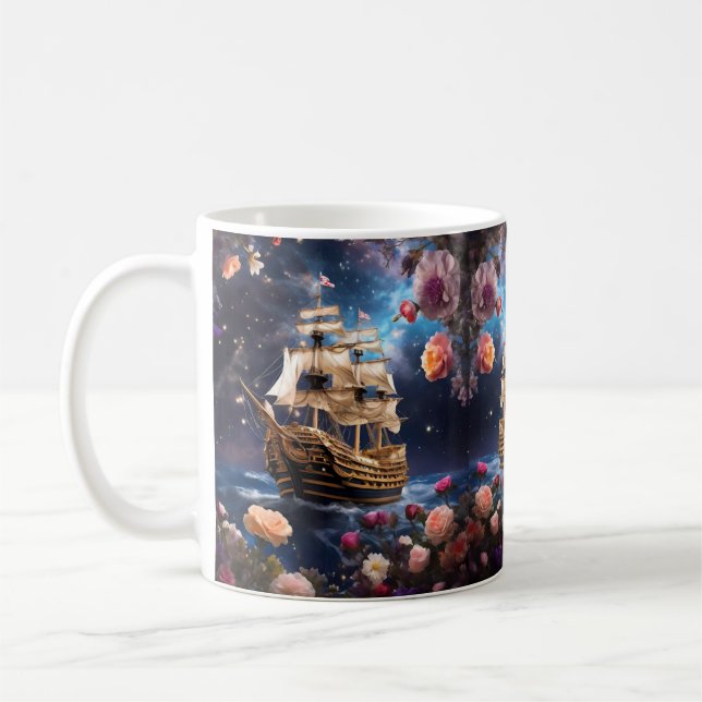 HMS Victory Lord Nelsons Frakt Kaffemugg (Vänster)