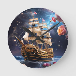 HMS Victory Lord Nelsons Frakt Rund Klocka