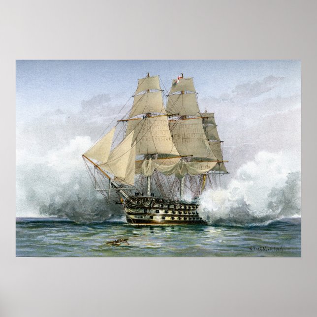 HMS Victory Poster (Framsidan)