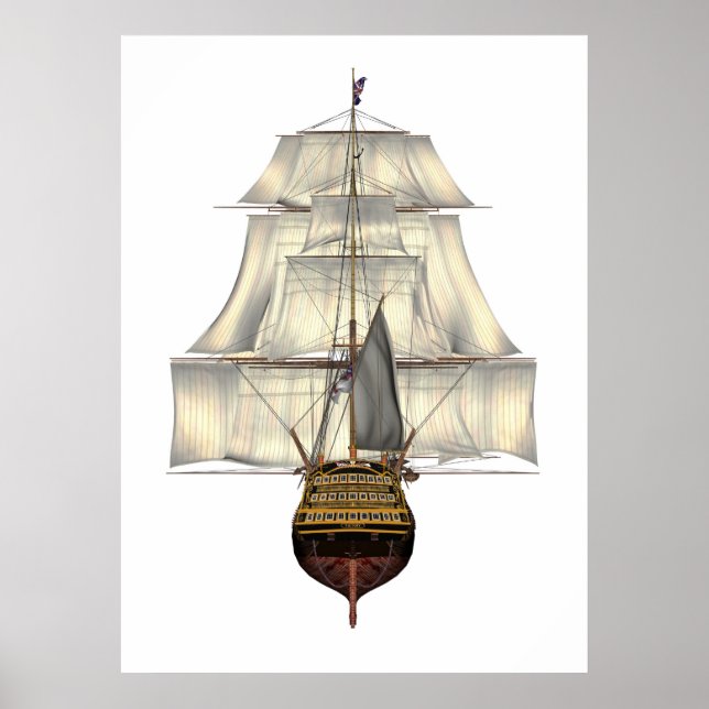 HMS Victory Poster (Framsidan)