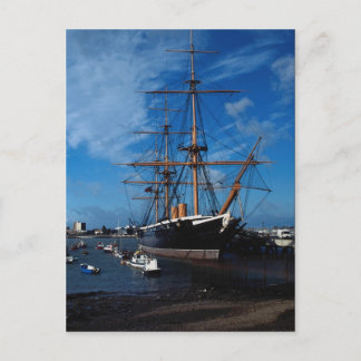 HMS Warrior", Portsmouth, England Vykort
