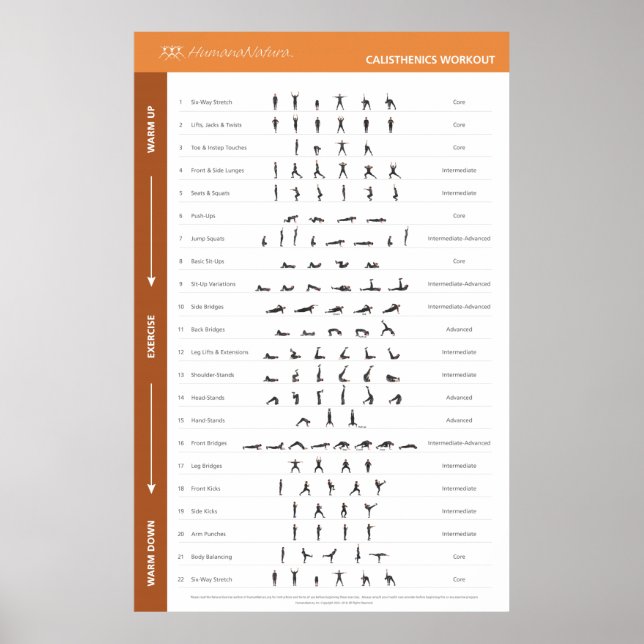 HN Workout Poster - stor (Framsidan)
