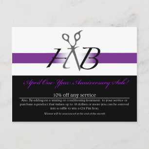 HNB Heather Bartell Salon Postkort Vykort
