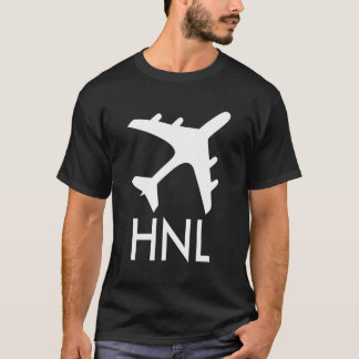 Hnl Airport Code Baggage Märkre Honolulu Hawaii Us T Shirt