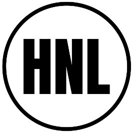 HNL - Honolulu Classic Round Sticker Runt Klistermärke