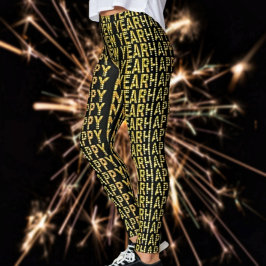 HNY-Gult Guld Leggings