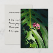 Hoʻoponopono-bön & modern botanisk foto