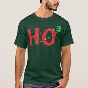 Ho3-juljul Ljus Ho Ho Ho Math Älskare jul T Shirt